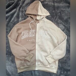 oversized zip up
